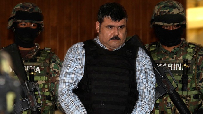 Joaquin "El Chapo" Guzmán na archívnej snímke.