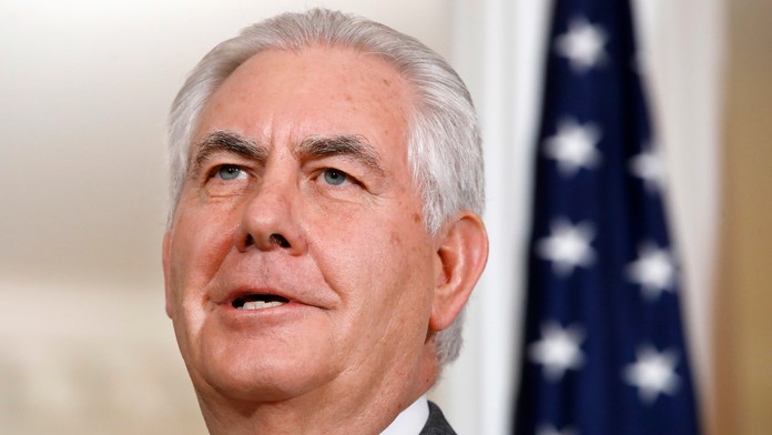 Už bývalý šéf rezortu zahraničia Rex Tillerson. 