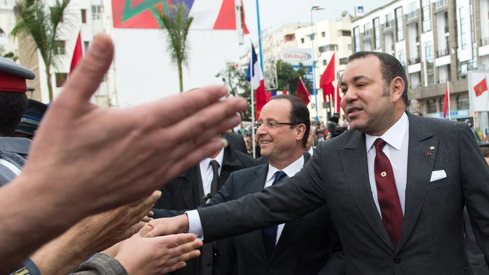 Marocký kráľ Muhhamed VI na návšteve vo Francúzsku