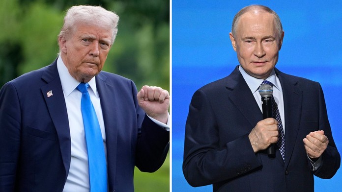 Donald Trump a Vladimir Putin