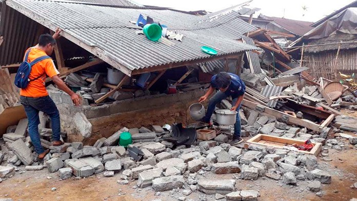 Zemetrasenie v Indonézii