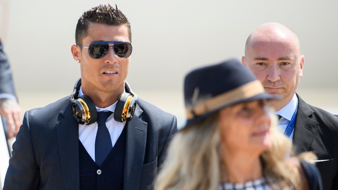 Útočník Realu Madrid Christiano Ronaldo.