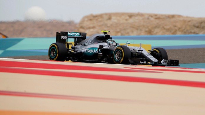 Nico Rosberg na tréningu VC Bahrajnu.