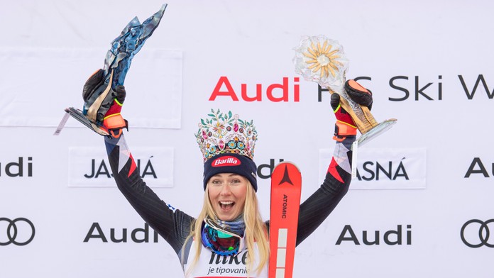 Milujem to tu, povedala Shiffrinová o Jasnej. V slalome tu triumfovala tretíkrát za sebou