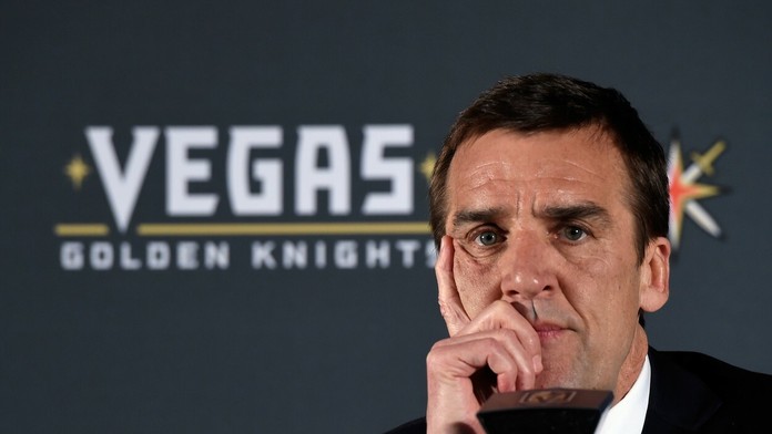 Generálny manažér Vegas Golden Knights George McPhee.