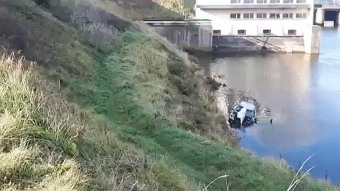 Vrak auta, v ktorom havaroval Dávid Gáborčík.