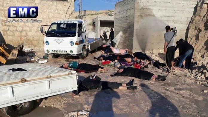 Chemický útok v Sýrii.