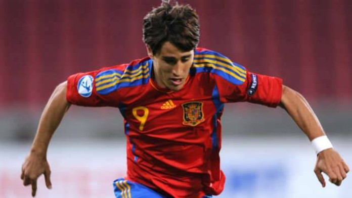 Bojan Krkič v drese Španielska.