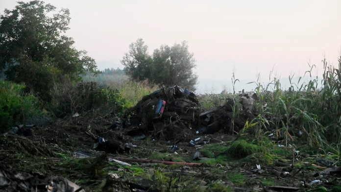V Grécku sa zrútilo nákladné lietadlo s tonami munície. O život prišlo osem ľudí, všetci z Ukrajiny