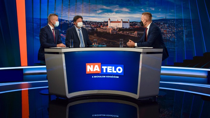 Peter Pellegrini a Ján Budaj v Na telo.