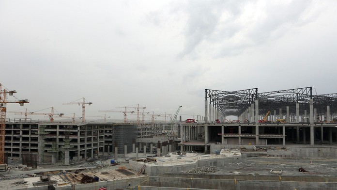 Nové letisko v Istanbule.