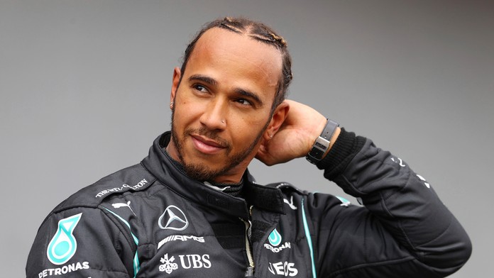 Britský pilot F1 Lewis Hamilton.