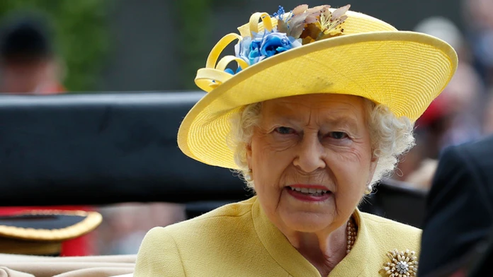 Britská kráľovná Alžbeta II. na archívnej snímke.