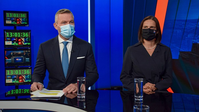 Peter Pellegrini a Mária Kolíková.