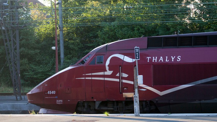 Na archívnej snímke vlak Thalys.