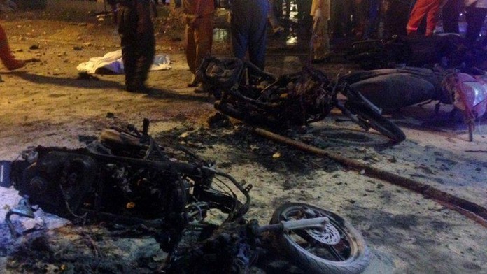 Výbuch v centre Bangkoku