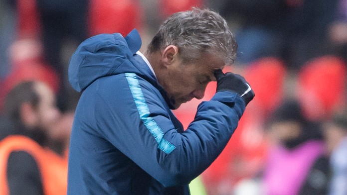 Sklamaný Pavel Hapal po zápase s Českom.