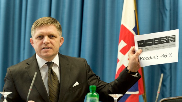Robert Fico a Váhostav.