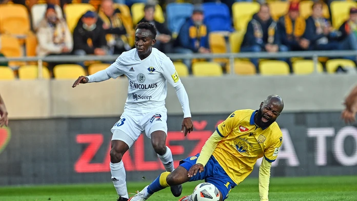 Didier Lamkel Zé v zápase Fortuna ligy.
