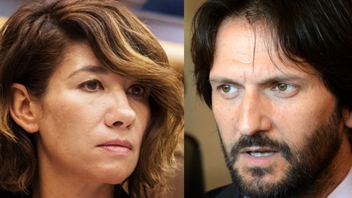 Lucia Ďurš Nicholsonová a Robert Kaliňák.