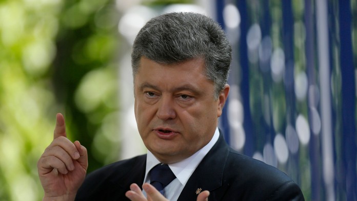 Ukrajinský prezident Petro Porošenko.