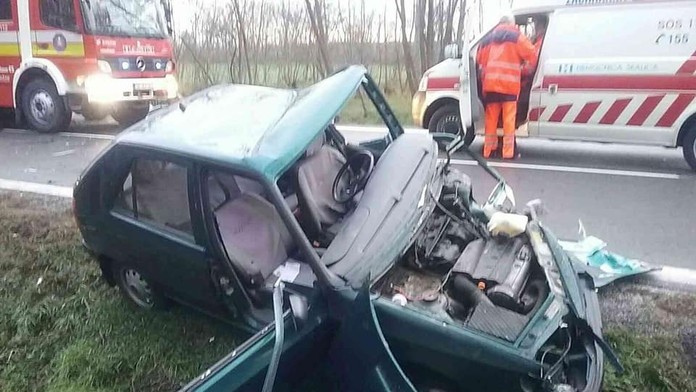 Nehoda pri obci Štefanov