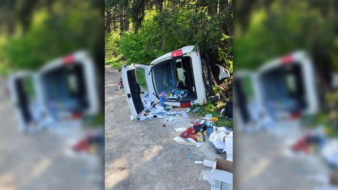 Dopravná nehoda v Liptovskej Osade. 