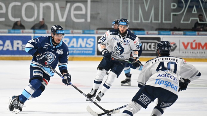 Momentka zo zápasu Nitry s Popradom