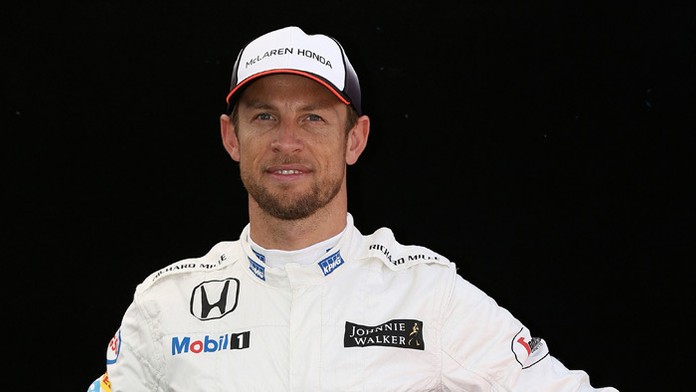 Britský jazdec tímu McLaren Jenson Button.