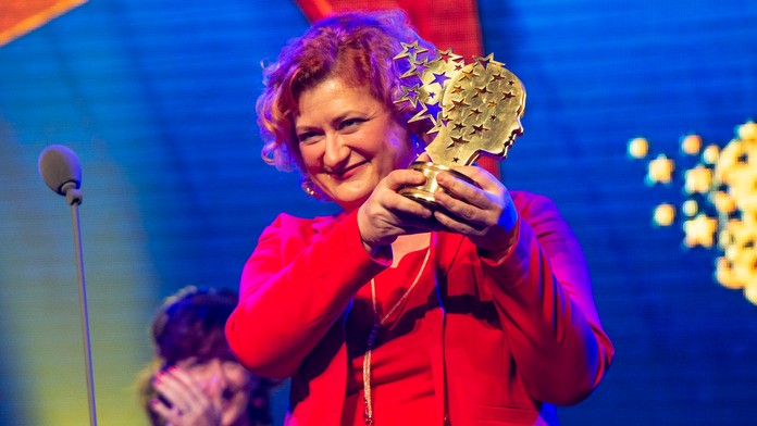 Na snímke Zuzana Tkáčová, učiteľka informatiky na Gymnáziu sv. Edity Steinovej v Košiciach.