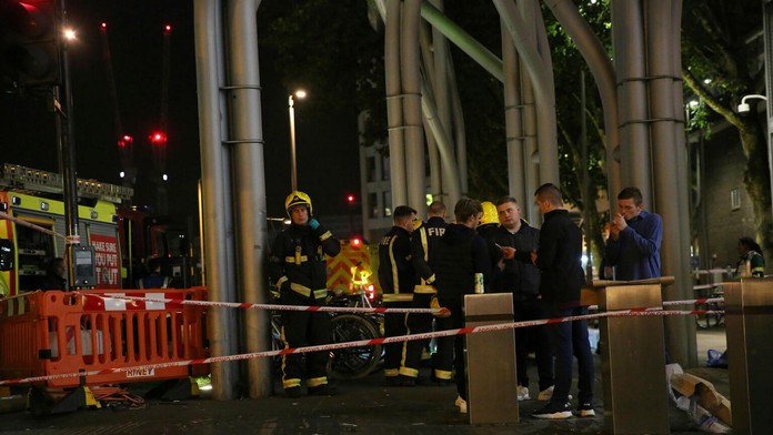 Útok nebezpečnou látkou v Londýne.