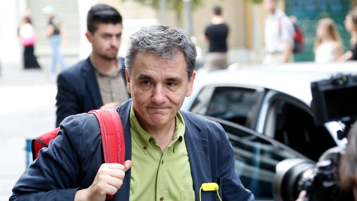 Nový grécky minister financií Euklid Tsakalotos.