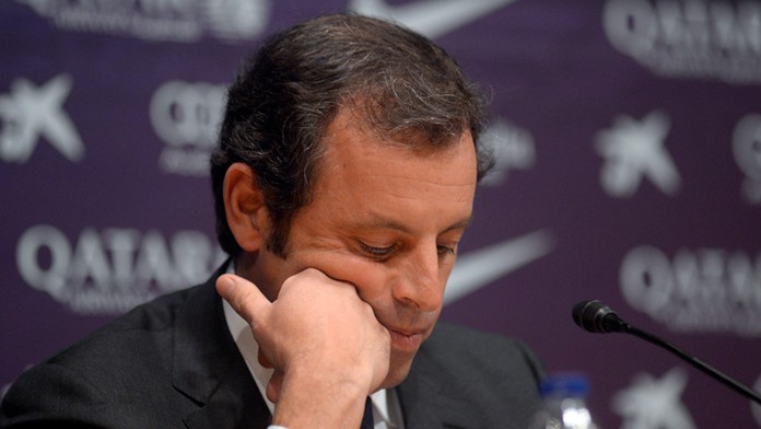 Exprezident futbalového klubu FC Barcelona Sandro Rosell. 