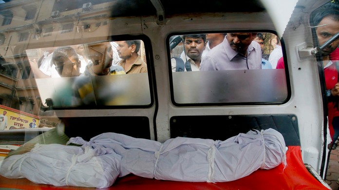 Jedna z obetí šialeného Inda.