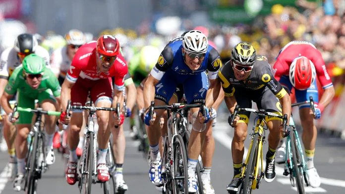 Marcel Kittel a Bryan Coquard v najtesnejšom súboji o víťazstvo v etape na tohtoročnej Tour de France