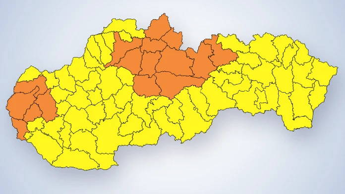 Výstrahy pred dažďom a vetrom 