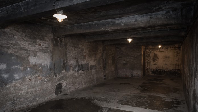 Plynová komora v koncentračnom tábore v Osvienčime