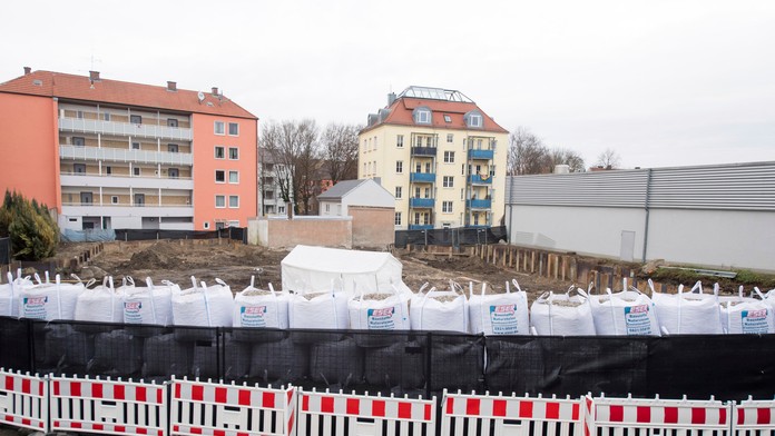 Miesto nálezu leteckej bomby z II. svetovej vojny.