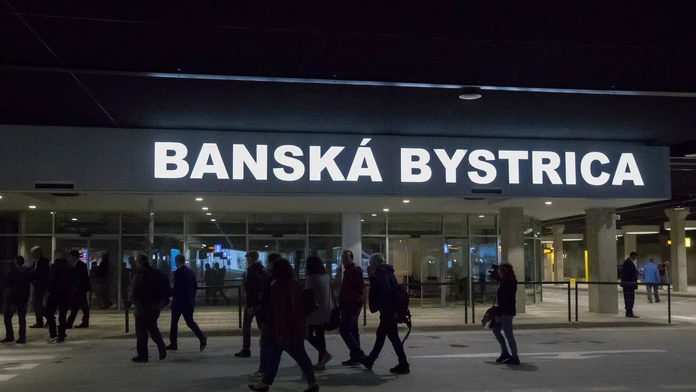 Autobusová stanica v Banskej Bystrici.