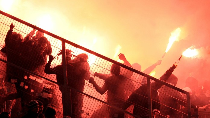 Futbaloví chuligáni (ilustračná snímka)