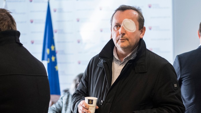 Patrik Pachinger prišiel na súd priamo z nemocnice po operácii oka ešte v marci.