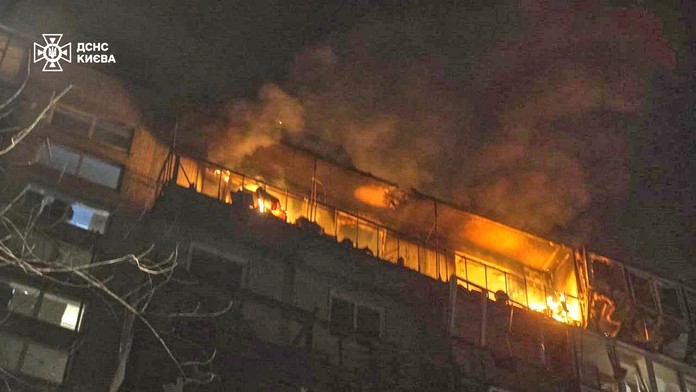 Hasiči zasahujú po dronovom útoku ruskej armády