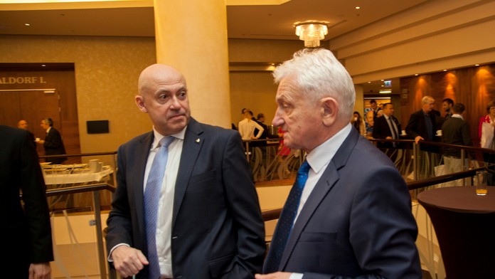 Nový prezident SOV Anton Siekel a František Chmelár 