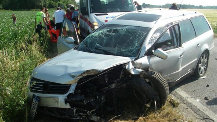 Havária pri Piešťanoch.