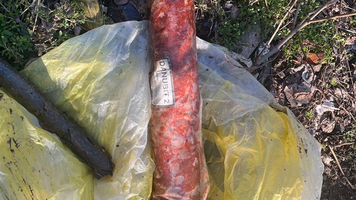 Nájdená výbušnina.