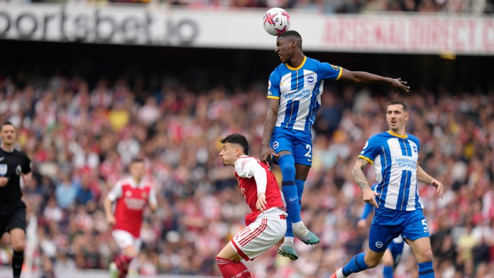 Momentka zo zápasu Arsenal - Brighton