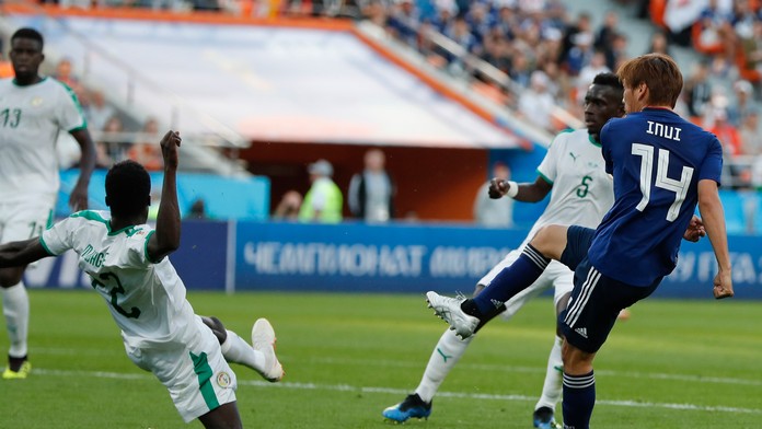 Strelcom prvého japonského gólu bol Takaši Inui.