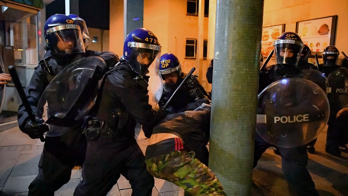 Protesty v Bristole.