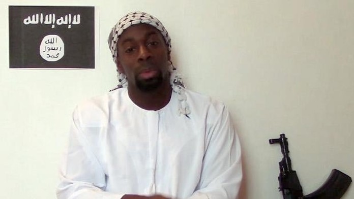 Terorista Amedy Coulibaly, samopal.