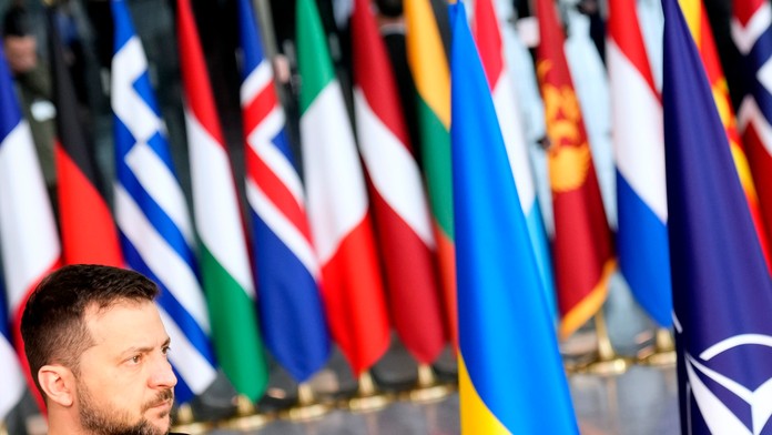 Na snímke ukrajinský prezident Volodymyr Zelenskyj.